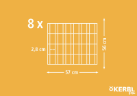 Kojec 8-kątny dla królików, 57 x 56 cm, K… | poltechparts.pl