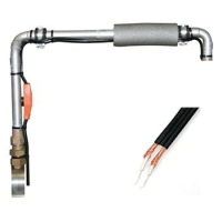 Kabel grzewczy do rur z termostatem, 4 m,… | poltechparts.pl