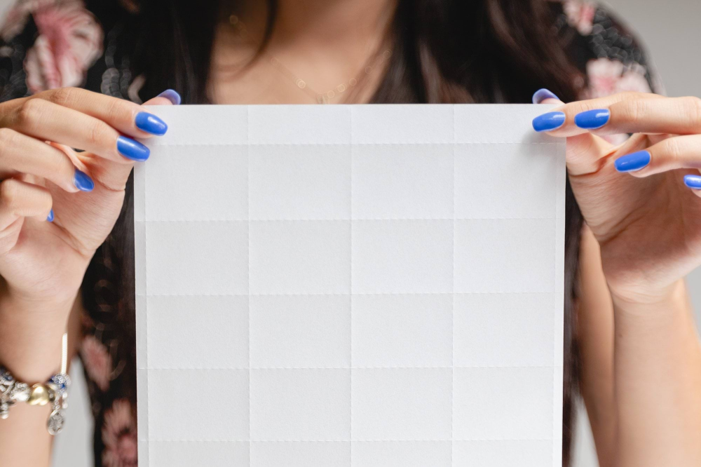 Papier perforowany do etykiet 50 x 37 mm,… | poltechparts.pl