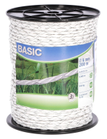 Linka BASIC, 200 m x 6 mm, biała, Kerbl | poltechparts.pl