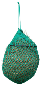 Siatka na siano dla konia z pierścieniem, zielony, oczko 4,5 cm, 90 cm, Kerbl