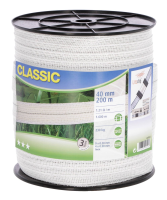 Taśma ogrodzeniowa CLASSIC, 200m x 40mm,… | poltechparts.pl