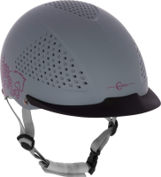 Kask jeździecki Beauty 2.0, szary, 52-54… | poltechparts.pl