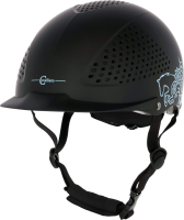 Kask jeździecki Beauty 2.0, czarny, 48-51… | poltechparts.pl
