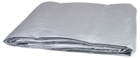 Plandeka 6x10 m, 120 g, srebrna, PE, Can… | poltechparts.pl