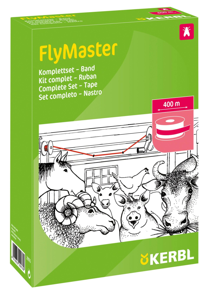 Lep na muchy, zestaw FlyMaster, taśma, 40… | poltechparts.pl