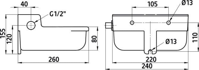 Poidło pływakowe żeliwne S190, 2 l, Kerbl | poltechparts.pl