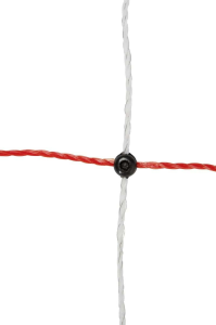 Siatka dla owiec TopLine Net, 50m, 90 cm, pod. szpic, biało-pomarańczowa, Kerbl