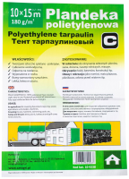 Plandeka 10x15 m, 180 g, zielona, PE, Can… | poltechparts.pl