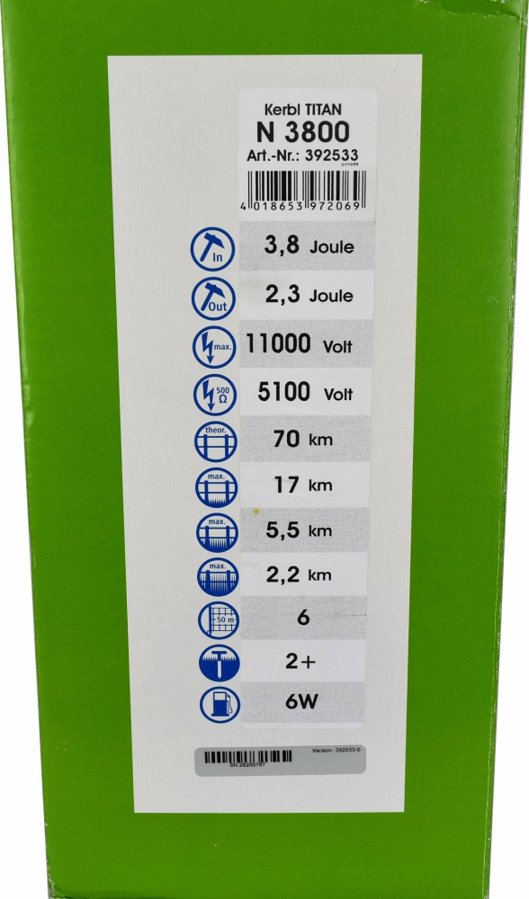 Elektryzator sieciowy TITAN N 3800, dla k… | poltechparts.pl