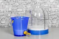 Bańka udojowa, tworzywo, niebieski, 30 l,… | poltechparts.pl