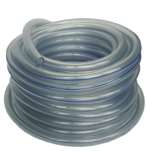 Przewód mleczny PVC, 14,0 x 23,6 mm, 25 m, 4 niebieskie paski, Reci Prof