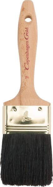 Pędzel angielski płaski Copenhagen Gold, 63 mm