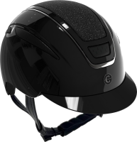 Kask jeździecki Elite, lakierowany czarny… | poltechparts.pl