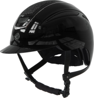 Kask jeździecki Elite, lakierowany czarny… | poltechparts.pl