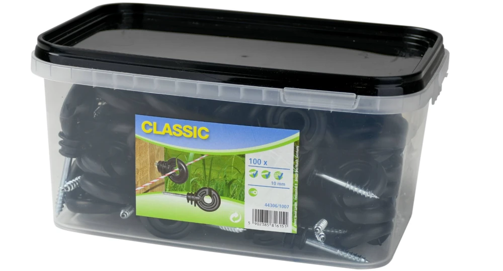 Izolator do plecionek i drutu BASIC, 100 szt., Kerbl