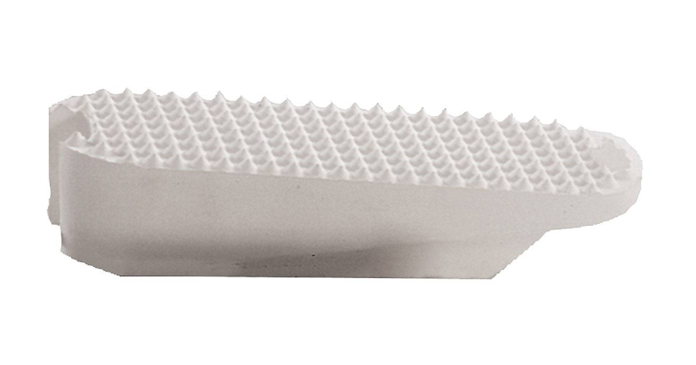 Wkładki do strzemion, skośne, biały, 12 cm, para, blister, Covalliero
