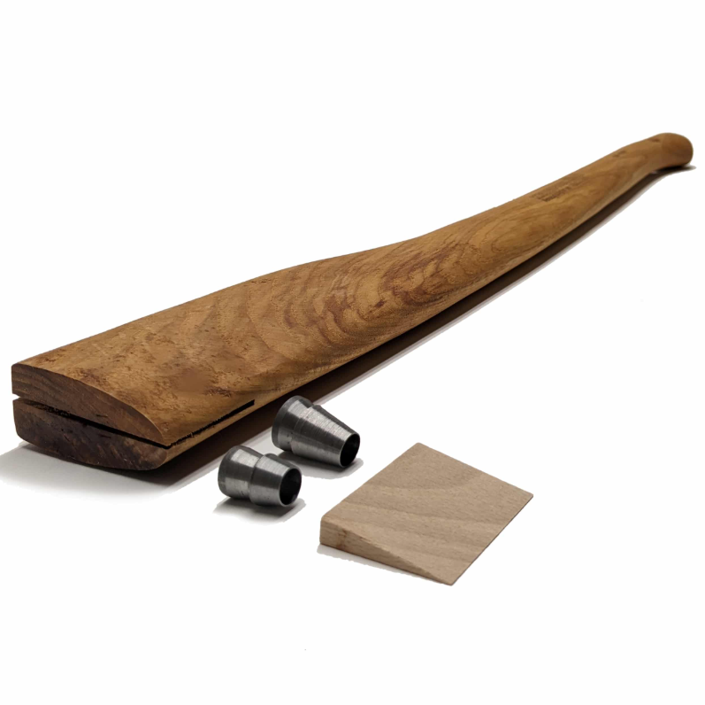 Stylisko Hikorowe Pokostowane 80cm, Do Siekiery Leśnej