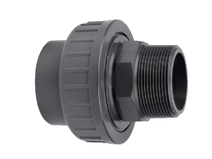 Kształtka przejściowa z PCW z gwintem zew. VdL, 50 mm 1 1/2" 370050