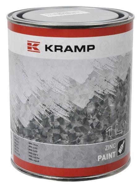 Farba cynkowa Kramp, szara 1 L