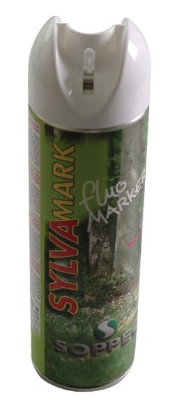 Spray znakujący do prac leśnych Fluo Marker Soppec, biały