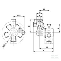 Uchwyt dyszy ARAG (opakowanie 200 szt.) | poltechparts.pl