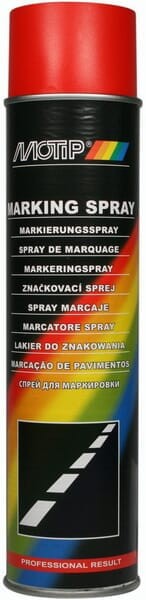Farba do znakowania w sprayu, czerwona 600 ml