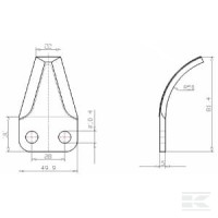 Nóż paszowozu | poltechparts.pl