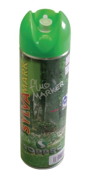 Spray znakujący do prac leśnych Fluo Marker Soppec, zielony