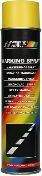 Farba do znakowania w sprayu, żółta 600 ml