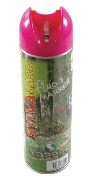Spray znakujący do prac leśnych Fluo Marker Soppec, różowy