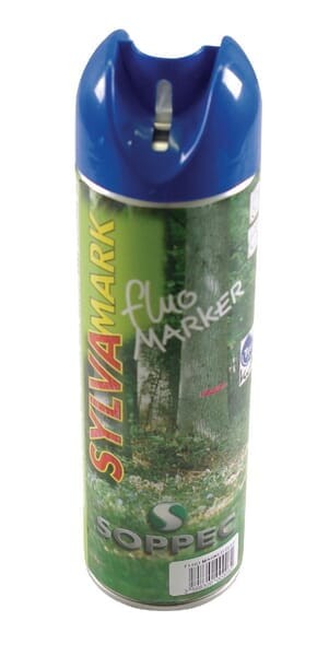 Spray znakujący do prac leśnych Fluo Marker Soppec, niebieski