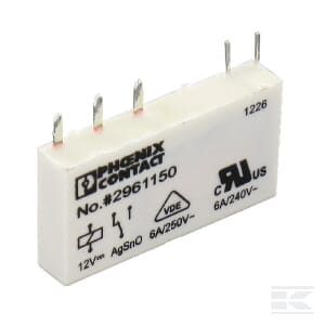 Wtykowy przekaźnik miniaturowy 12V