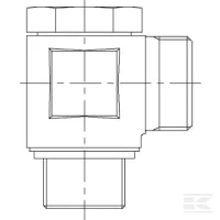 Złącze kolankowe banjo 6S R1/4 | poltechparts.pl
