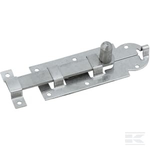 Zasuwa z ryglem płaskim 80 mm ze stali nierdzewnej