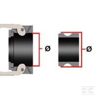 Złącze Camlock 2" męskie kołnierzowe 2" p… | poltechparts.pl