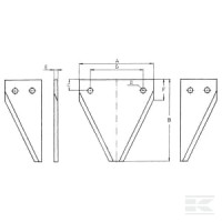 Nożyk kosy ESM | poltechparts.pl
