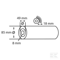 Wałek do malowania ścian, V star, Dualon… | poltechparts.pl