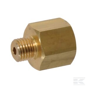 Złącze redukcyjne, gwint wewnętrzny / zewnętrzny M10x1-1/4" 18NPTF mosiężne