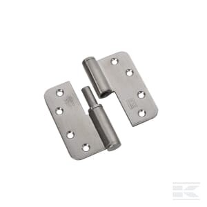 Zawias kulkowy V2A, 89 x 89 prawy