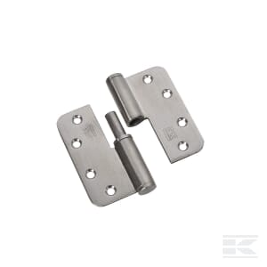 Zawias kulkowy V2A, 89 x 89 prawy