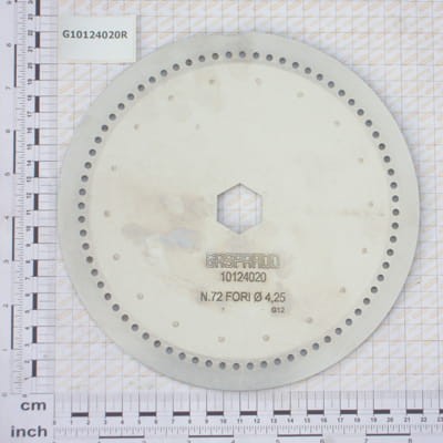 Tarcza 72 otworów D.4-25 SP LM  Gaspardo G10124020R