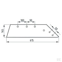 Lemiesz 16", lewy 173613 | poltechparts.pl