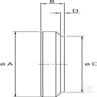 Dno siłownika HD D40 B=20 mm | poltechparts.pl