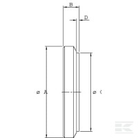 Dno siłownika HD D40 B=20 mm | poltechparts.pl