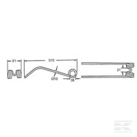 Palec zgrabiarki org. Niemeyer | poltechparts.pl