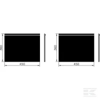 Chlapacz przyczepy 450x360 mm | poltechparts.pl