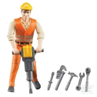 Zabawka figurka robotnika z akcesoriami | poltechparts.pl