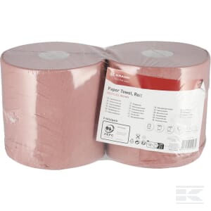 Ręcznik papierowy, brązowy w rolce, 21 cm x 125 m, 2-warstwowy, ? zewnętrzna 240 mm, wytłaczany, 2 rolki