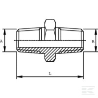 Złącze redukcyjne 1/2" x 3/4" NPT | poltechparts.pl
